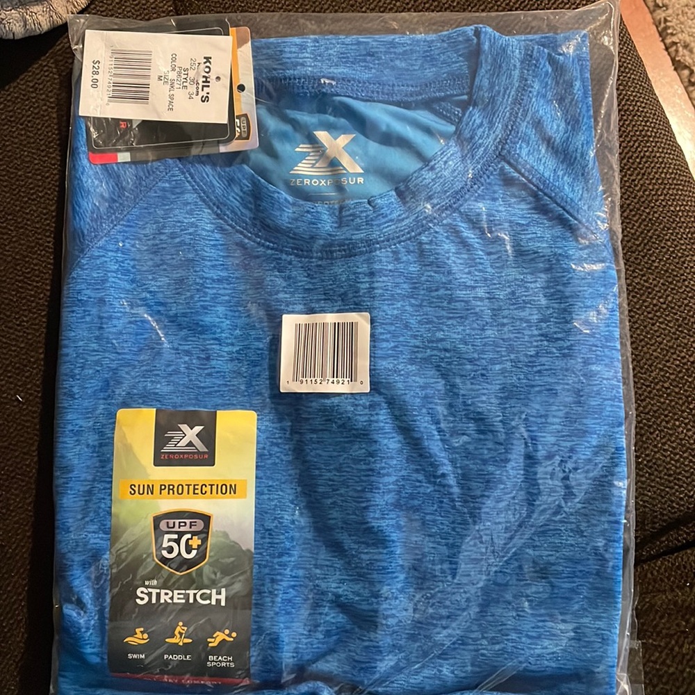 Sun protection upf 50 men’s shirt, medium